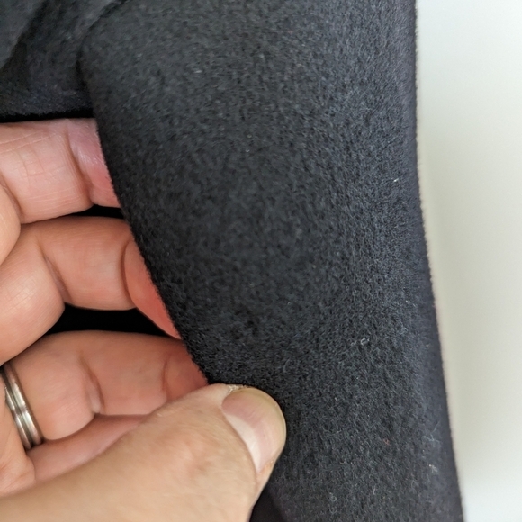 J. Crew black wool coat sz L - Picture 8 of 8